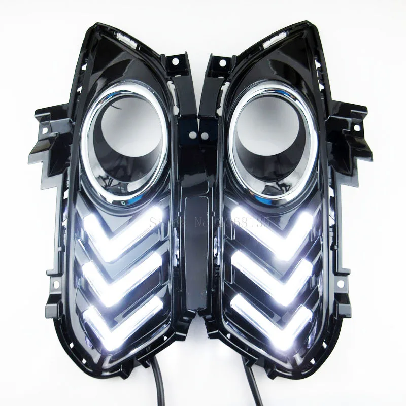 

High quality DRL For Ford Mondeo / Fusion 2013~2016 / Daytime Running Lights / Auto LED Day Driving Lamp With Wire Of Harness