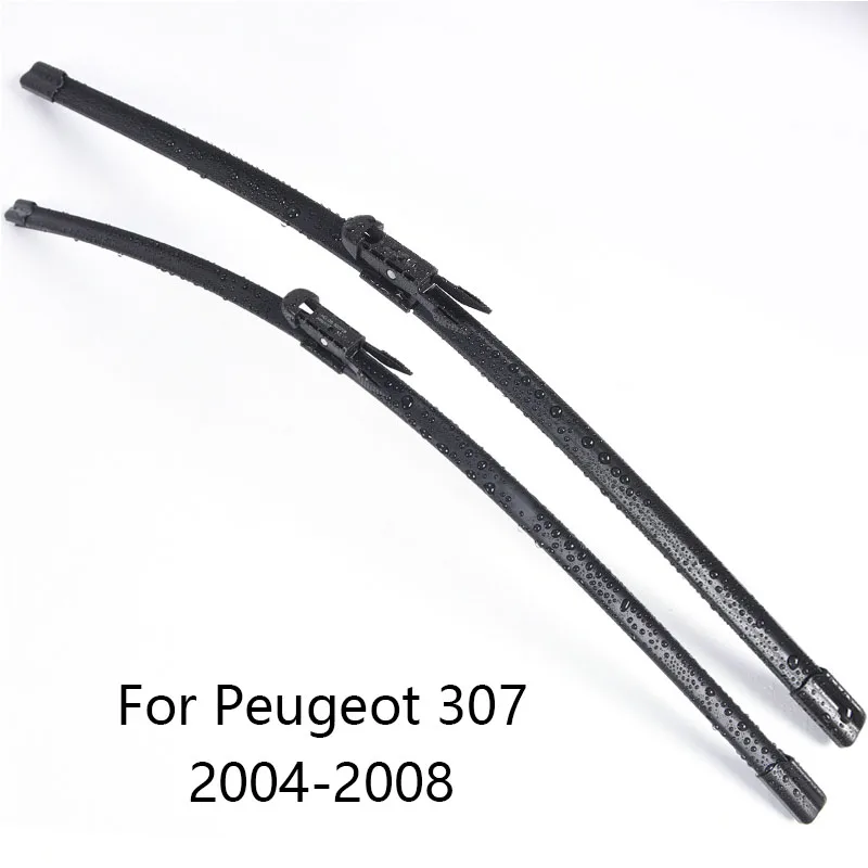 Лезвия очистителей лобового стекла автомобиля для Peugeot 307 form 2000 2001 2002 2003 2004 2005 2006
