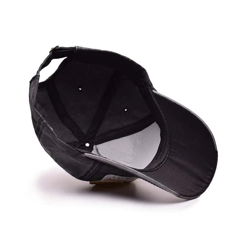 IOTTG colores mezclados lavados Denim Snapback sombreros otoño verano Unisex gorra de béisbol Golf Sunblock Beisbol Casquette Hockey gorras