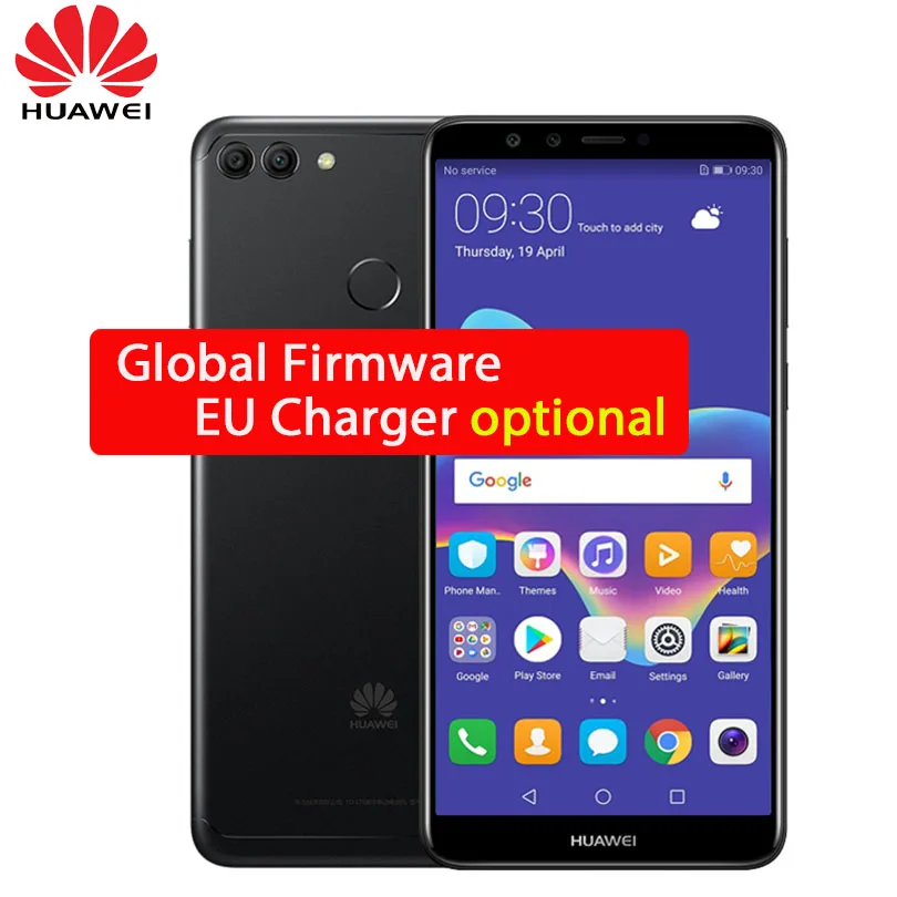 Huawei Y9 2018 Enjoy 8 Plus 4 Гб 64 Восьмиядерный 5 93 дюйма 2160*1080P камеры 4000 мАч Распознавание