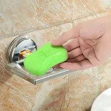 1 шт. не ржавеет Сильный всасывания нержавеющая сталь ванная комната Душ мыло держатель блюдо стойки A