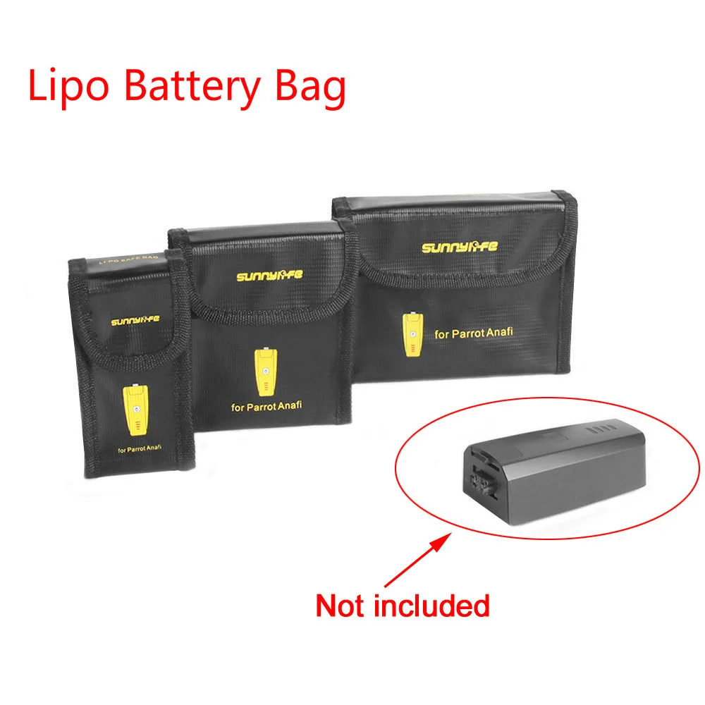 O’woda Fireproof Explosion-Proof Lipo Battery Safe Bag Charge Protection Guard Pouch for Parrot ANAFI RC Drone 