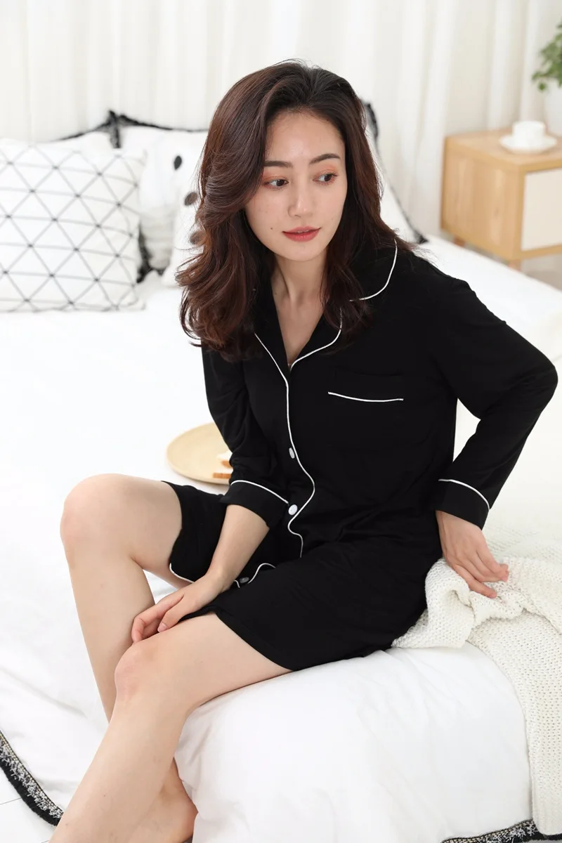 women long sleeve nightgowns (1)
