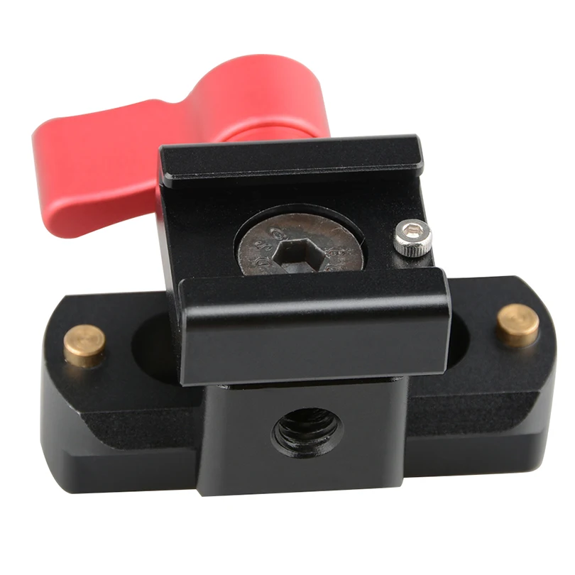 CAMVATE Quick Release Clamp( Black Wingnut) Cold Shoe Mount Adapter For DSLR Camera Cage Top Handle Photography Kit C1520 (4)