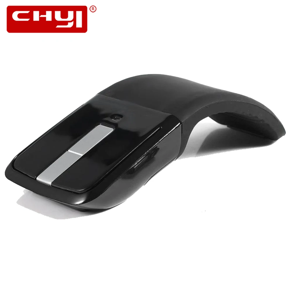 

CHYI Wireless Mouse Microsoft ARC Touch Foldable Mouse 2.4Ghz 1600 DPI Ultra thin Optical Fold Mice For PC Laptop Desktop