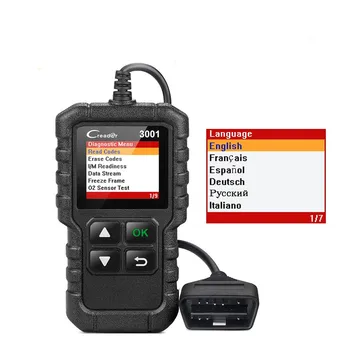 

LAUNCH X431 Creader 3001 Full OBD2 OBDII Code Reader Scan tools CR3001 OBDII Car Diagnostic tool PK AD310 ELM327 OM123 Scanner