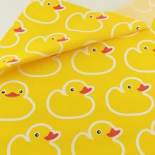 Yellow Duck Cotton Fabric Teramila Fabrics Tecido Quilting Bedding Decoration Tissue Home Textile Patchwork Sewing Cloth Craft