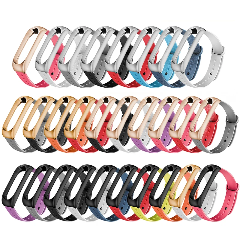 

Correa Mi 3 Band Strap Wrist for Xiaomi Miband Mi3 Band Smart Fitness Bracelet Silicone Sports Watch Wriststrap Belt Accessories