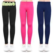 Леггинсы ярких цветов для девочек узкие брюки для маленьких девочек леггинсы по щиколотку обтягивающие леггинсы для От 2 до 13 лет, детская одежда
