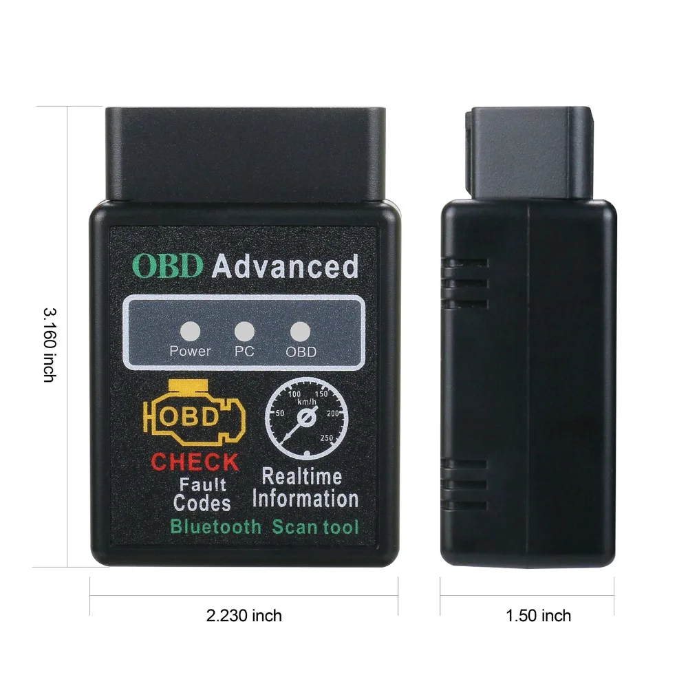 Mr Cartool OBD 2 ELM327 V1.5 Bluetooth OBD2 II автомобильный вяз 327 Авто подключению CAN шины адаптер