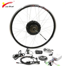 Мощный задний Бесколлекторный двигатель моторы-колеса 36 в 500 Вт набор преобразования для электрического велосипеда электрический велосипед комплект без батареи ЖК-светодиодный дисплей