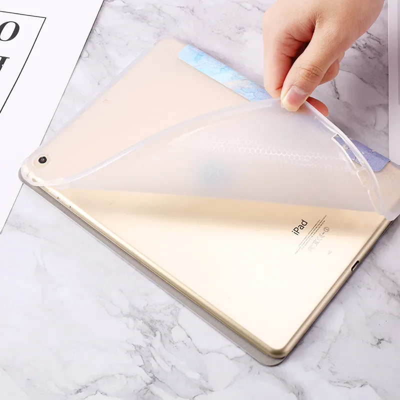 Ультра тонкий чехол для ipad 9,7 дюймов чехол из искусственной кожи Magentic Smart Cover чехол на заднюю панель из ТПУ Защитный Чехол для ipad 9,7 крышка