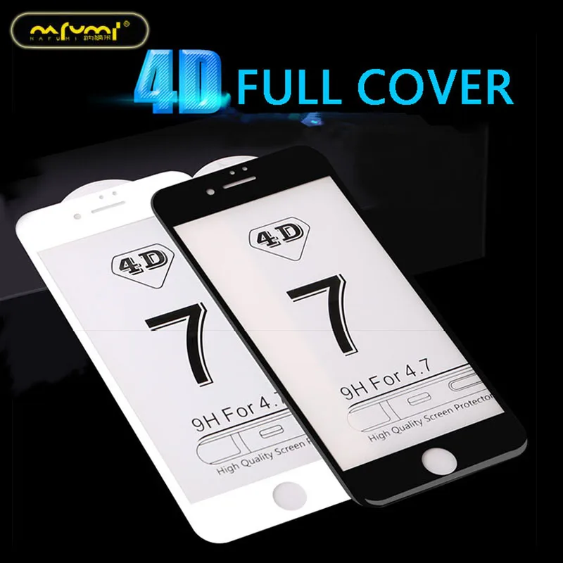 

NAFUMI For iPhone6 6s plus Cold carving 4d toughened Glass Film second strengthened full screen cover phone Protective Film