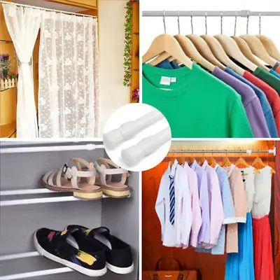 

Multi-function door window Telescopic rod expansion link retractable Extendable Tension Rail Rod Pole Spring Telescopic Curtain