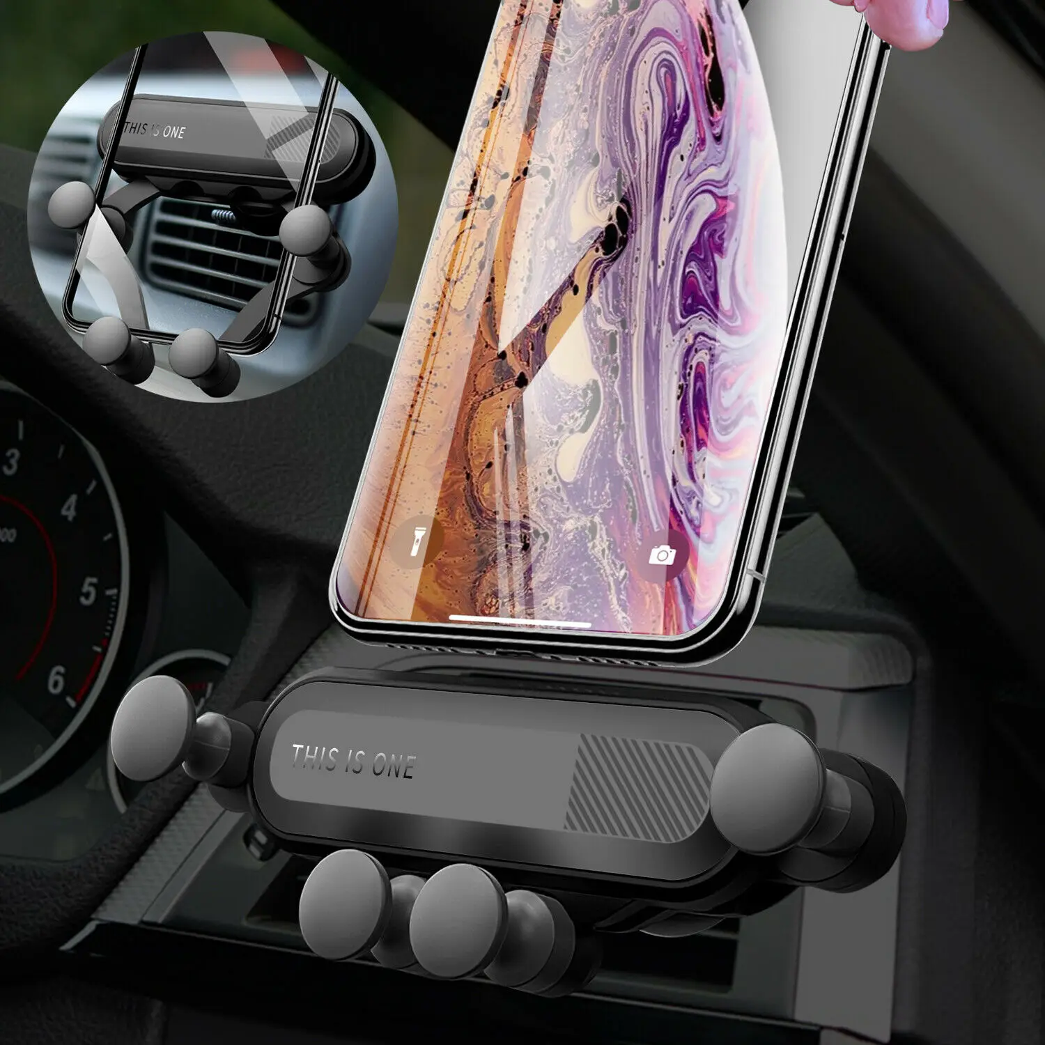 

Universal Gravity Car phone Holder For iphone 7 X Xs Max Samsung in Car Air Vent Mount Car Holders For Xiaomi Huawei Phone Stand