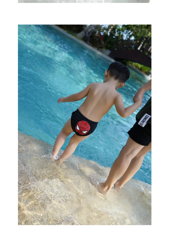 Новая летняя одежда для купания для мальчиков г. Детские плавки для мальчиков, милые детские плавки с рисунком треугольников шорты в стиле героя