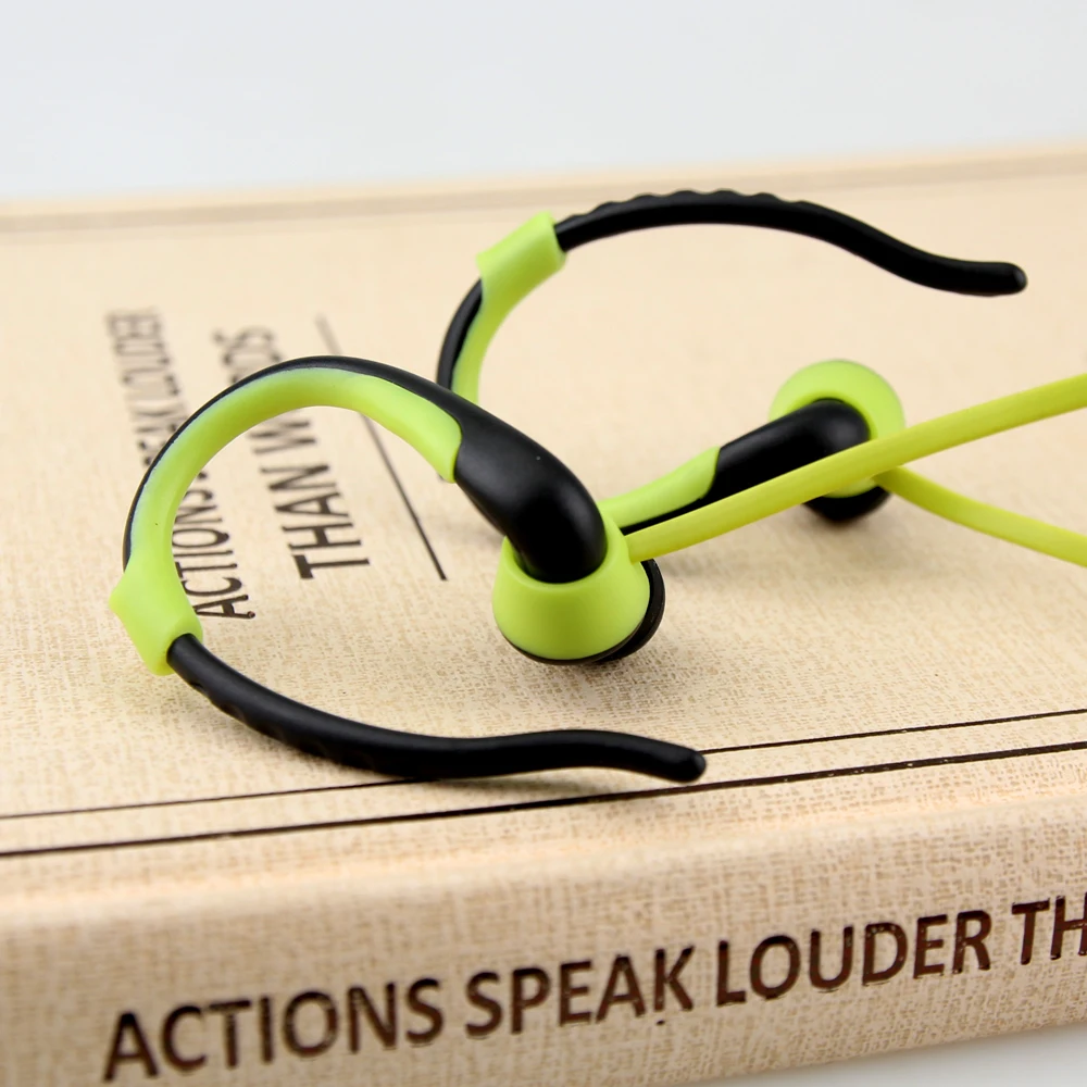 Ersuki MP3 Player USB Neckband Sports Running MP3 with Earphones Support 16GB Micro SD TF Card