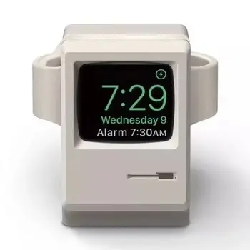

2018 rubber Cradle silicone Stand Charger For Apple Watch Charger Dock band iwatch Charging Holder 42mm 38mm