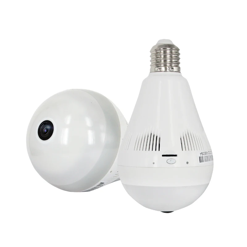 

MBOSS 360 Degree Panoramic Professional Home Indoor Security Led Light Wifi CCTV Bulb Lamp Camera