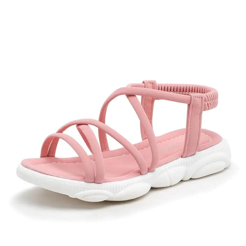Новые сандалии для девочек детские Римские сандалии детская пляжная обувь летние детские модные качество малыша повседневные сандалии