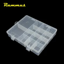 14 ячеек портативный ящик для инструментов ювелирные изделия Ringstone закрученный крюк для рыбалки бусины ящички для хранения Модель Ремесло Органайзер Пластиковый корпус