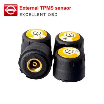 

TPMS Bluetooth 4.0 universal external tyre pressure sensor V11B support Android & IOS phone Wireless 4 external Sensor