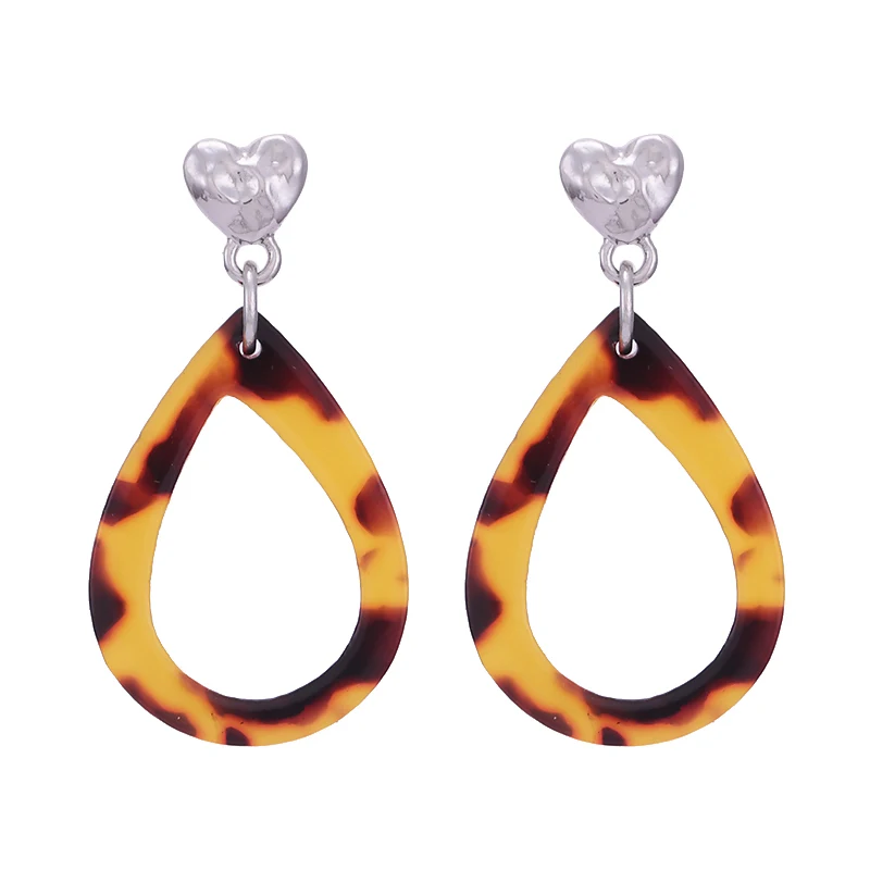 Sehuoran Big Resin Drop Wedding Oorbellen Long Boho Earrings For Women Statement Earrings Fashion Jewelry Wholesale  (2)