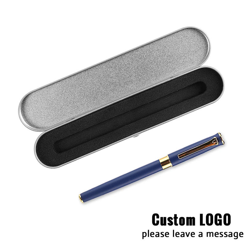

1pc Private Custom Logo Advertising Pens Metal Gel Pens High-end Business Signature Pen Office Supplies Free Engraving New Gifts