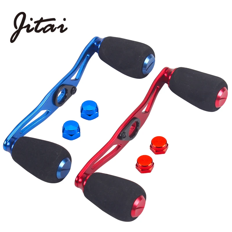 

JITAI EVA Knob Metal Fishing Reel Handle DIY Colorful Handles Crank Nuts Lock Ring Plate Small Screw Cap For Bait Casting Wheels