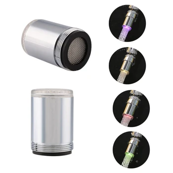 

LED Water Faucet Light Colorful Changing Glow Shower Head Kitchen Tap Aerators Bathroom Shower Faucet