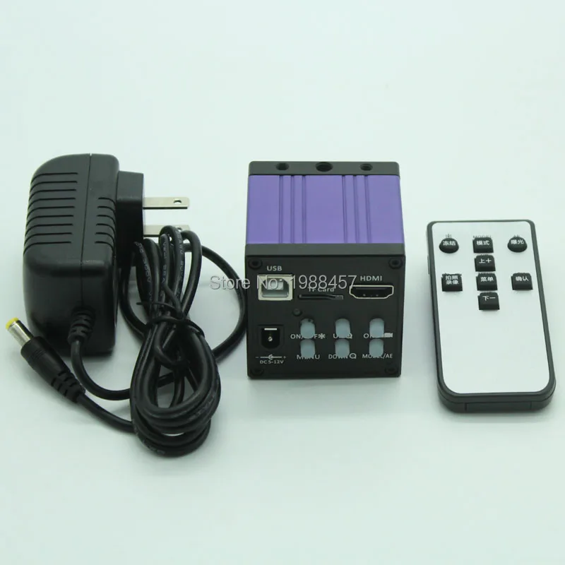 

16MP HDMI HD USB Digital Industry Video Inspection Microscope Camera Set TF Card Video Recorder With Remote Control Operation