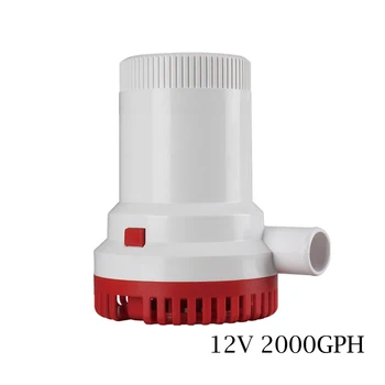 

12V 2000GPH DC Bilge Pump Electric Pump for Boats Accessories marin,submersible boat water pump solar panel submersible pumps