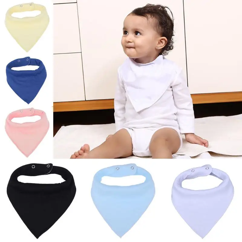 Nursing Cotton Toddler Infant Baby Dribble Bib Pure Cotton Soft BAby