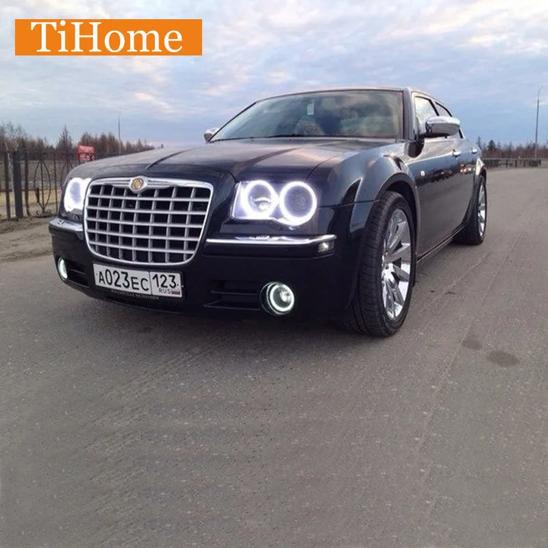 CCFL глаза ангела для chrysler 300c 2005 2006 без проектора комплект кольцевого ореола