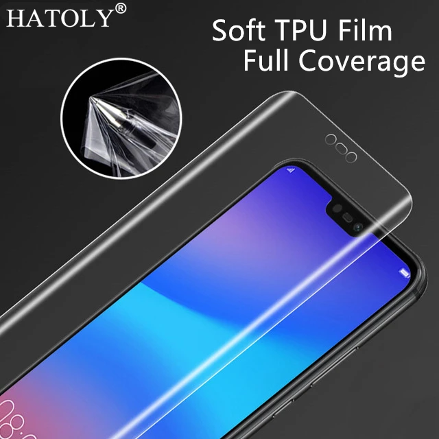 Мягкая нано-пленка из ТПУ Защитная пленка для huawei Honor 10 COL-AL10 с полным покрытием не