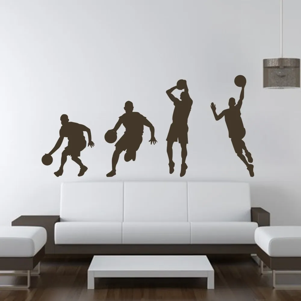 Basketball Player Dribble Dunk Sequence Michael Jordan Sticker graphics