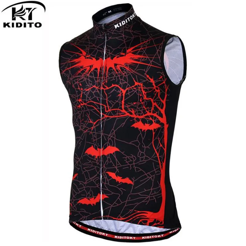 

KIDITOKT Cycling Vest Summer Sleeveless Racing Bicycle Clothing MTB Bike Clothes Hombre Maillot Roupa Ciclismo Cycling Jersey