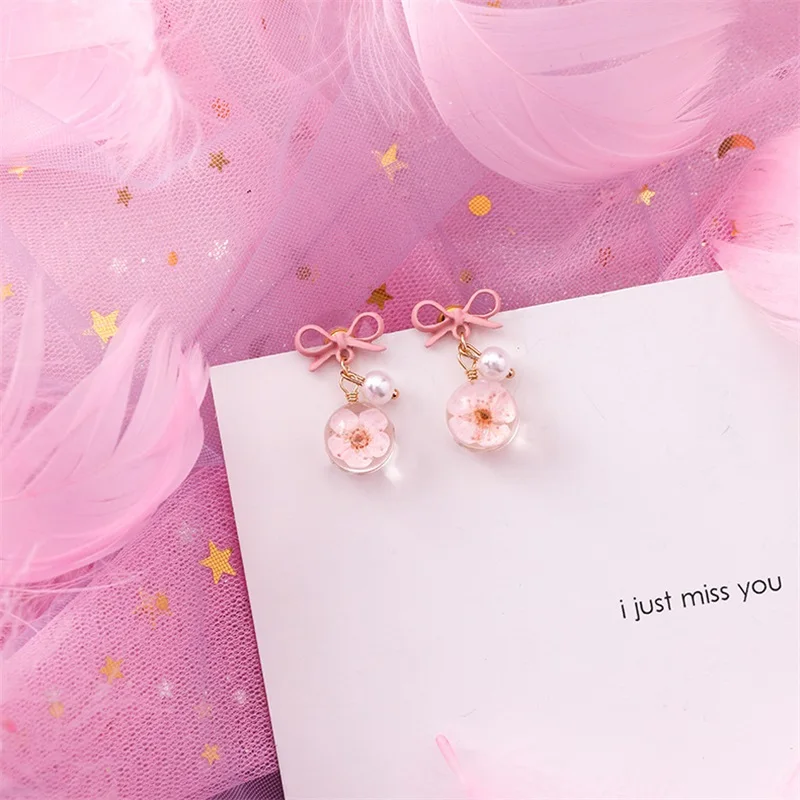 Корейские модные милые розовые геометрические круглые длинные серьги с жемчугом для женщин и девушек, летние ювелирные аксессуары - Окраска металла: style-11