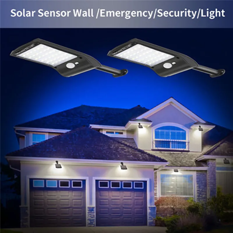 

Outdoor 36 LED Solar Power PIR Motion Sensor Wall Street Light Garden Lamp numbers on the door