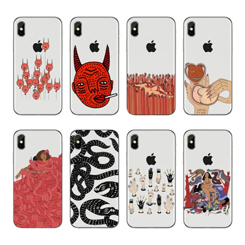 Силиконовый ТПУ чехол Polly nem pintura arte suave для iphone 8 7 Plus 11 12 X MAX TPU лучший дизайн