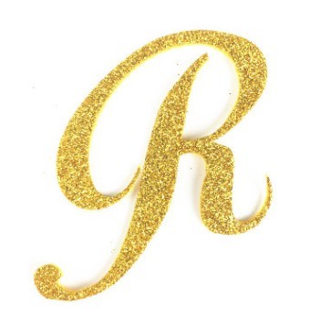 1pc Gold Letter A-Z Cake Topper Happy Birthday Cake Topper Baby Birthday Party Decoration Kids Cake Toppers For Party