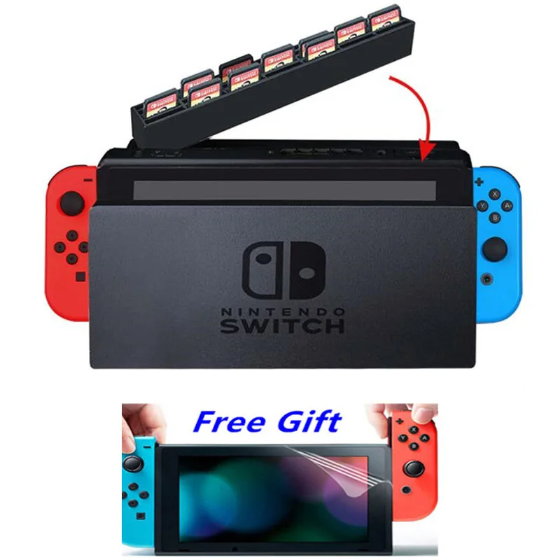 Для Nintendo S с док станцией 28 в 1 держатель игровой карты Box для Nintendos Nitendo Switch NS