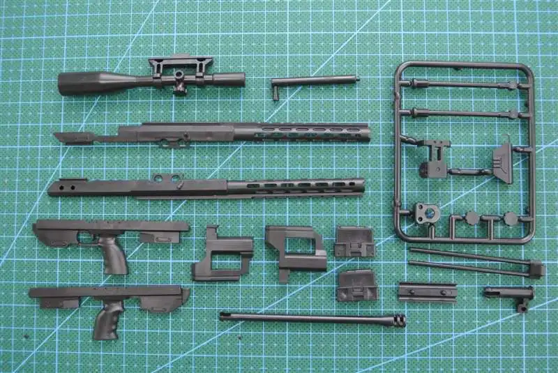 1:6 DSR-1 снайперская винтовка пистолет режим черный покрытием пластиковый военный модели аксессуаров для 12 "фигурку Дисплей и коллекция