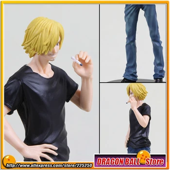 

Japan Anime "One Piece" Original BANPRESTO JEANS FREAK Collection Figure Vol.8 - Sanji (Black T-shirt Ver.)