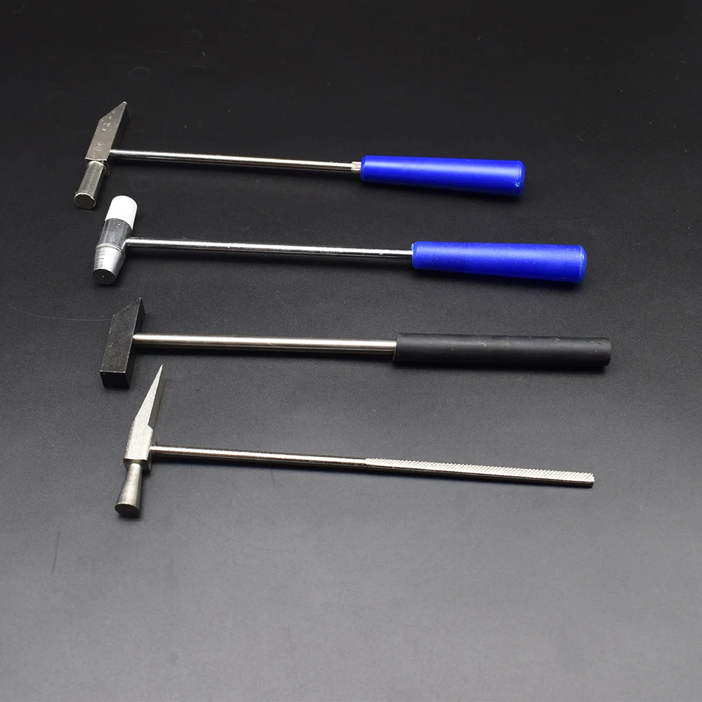 

Multi-Function Mini Hammer With Rubber Handle Metal Hardware Jewelry Repair Tool
