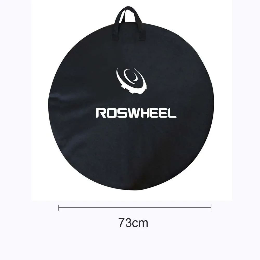 ROSWHEEL 2 шт. велосипед Дорожный Чехол сумка для транспортировки Велоспорт велосипед одно колесо сумка посылка для 69 см/27.2in колеса велосипеда