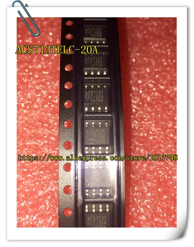 10PCS LOT ACS713TELC 20A ACS713ELCTR 20A ACS713 SOIC8 ALLEGRO new origina