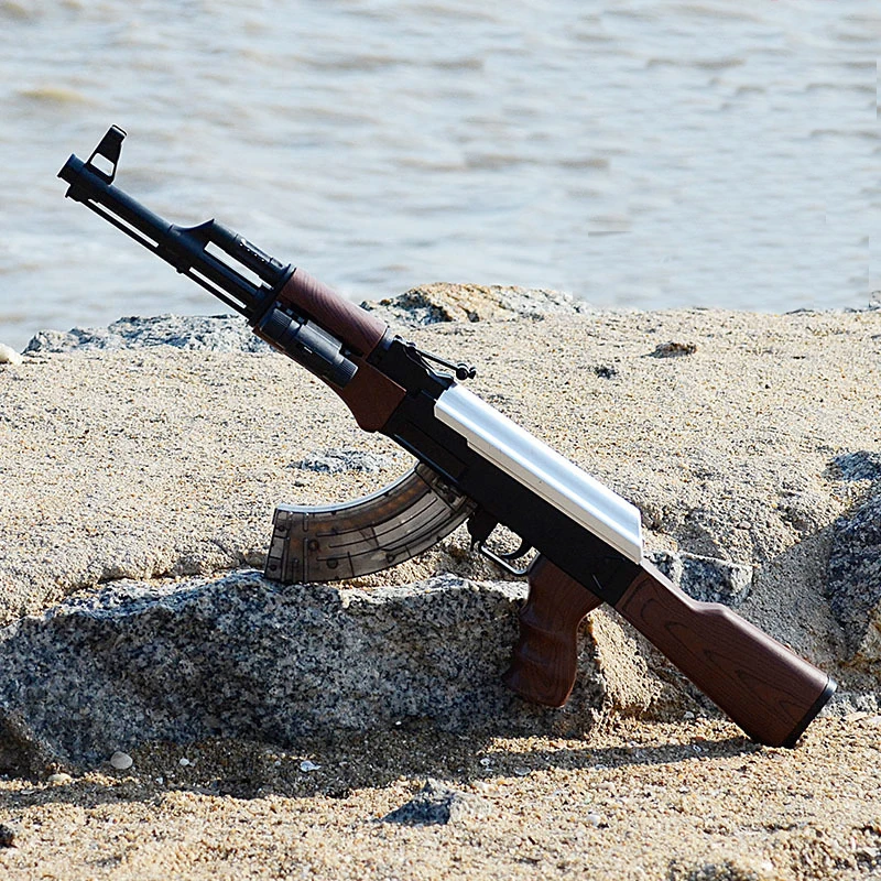 New AK47 Electric Toy Gun Water Bullet Bursts Gun Outdoor Live CS Water Manual Rifle Gun Pistol Game Toys For Children's Gift
