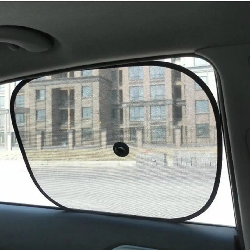 

Sunshade 2x Black Kids Baby Children Car Window UV Protection Blind Mesh Sun Shades Twin Car Sunshield Sunscreen Curtain H0424