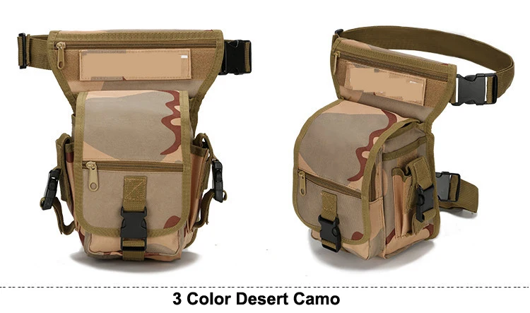 outdoor sports bag tactical airsoft hiking camouflage 1000D multi-function tactical belt leg bag for camping HT19-005 (24)